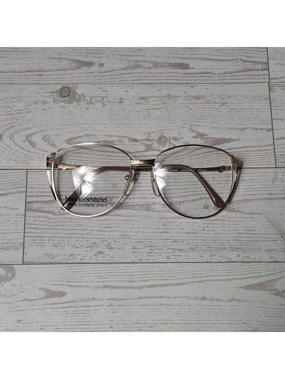 Maurice St Michel Vintage Demo Lens Model 4228 Eyeglasses AX4 Goldmathavan